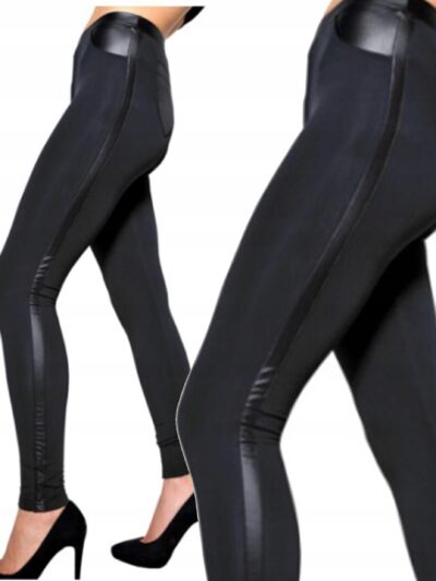 Damskie eleganckie legginsy treningowe SESTO SENSO