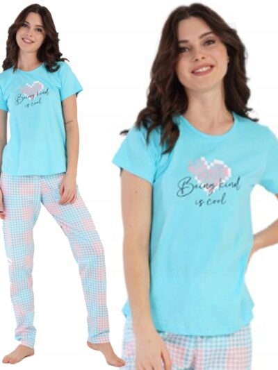 Piżama Damska Vienetta Secret KR/DŁ