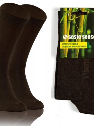 Skarpety garniturowe BAMBUSOWE Sesto Senso