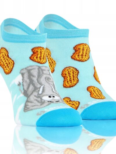 Kolorowe wesołe stopki NIE DO PARY słonik