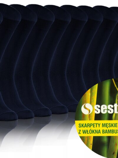 5 X Skarpety garniturowe BAMBUSOWE Sesto