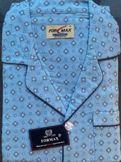 Flanelowa piżama męska FORMAX bawełna