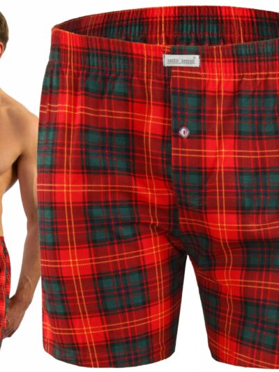 Luźne Świąteczne Bokserki polskiej firmy Sesto Senso