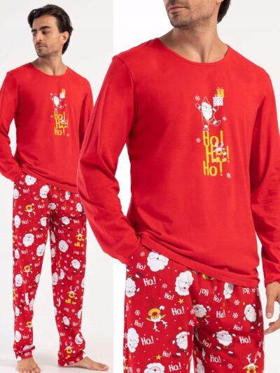 Piżama Męska Vienetta bawełna 100%