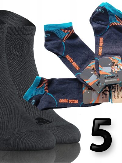 5 x STOPKI sneakers SESTO SENSO mix kolor