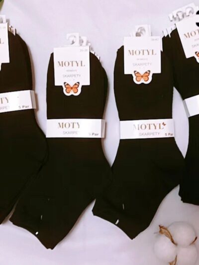 5 x Eleganckie Skarpety Damskie 5-pak