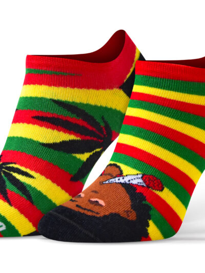 Kolorowe wesołe stopki NIE DO PARY jamajka