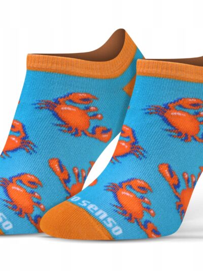 Kolorowe wesołe stopki NIE DO PARY kraby