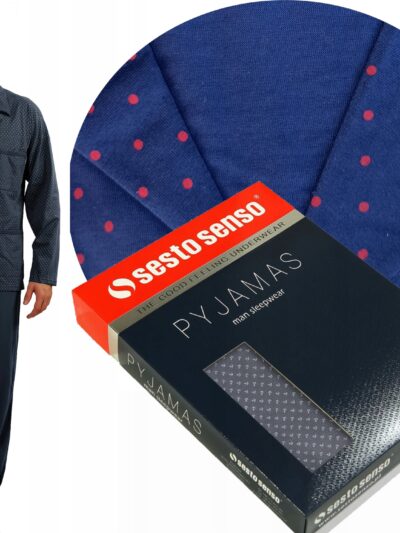 Piżama męska podukt POLSKI firmy SESTO SENSO