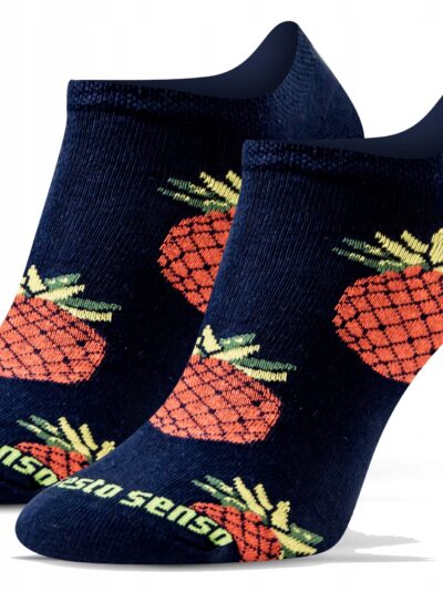 Kolorowe wesołe stopki NIE DO PARY ananas