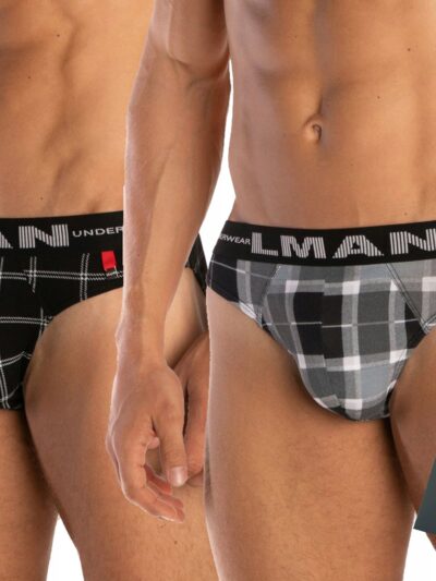 2x Slipy Męskie LAMA BAWEŁNIANE M-738SD