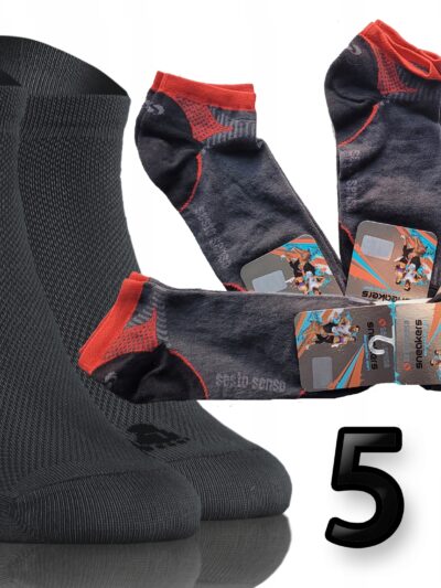 5 x STOPKI sneakers SESTO SENSO mix kolor