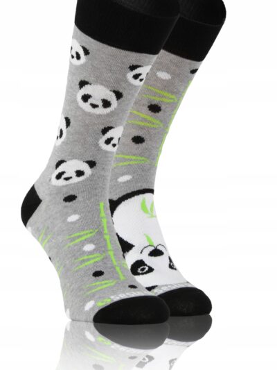 KOLOROWE SKARPETY W ŚMIESZNE WZORY sesto senso panda