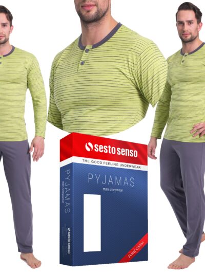 Piżama męska podukt POLSKI firmy SESTO SENSO