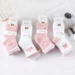 5 x Eleganckie Skarpety Damskie 5-pak