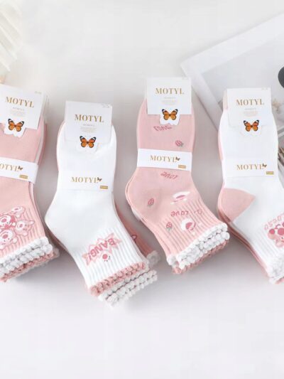 5 x Eleganckie Skarpety Damskie 5-pak