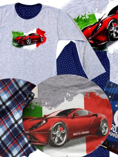 Piżama chłopięca polskiej firmy Sesto Senso