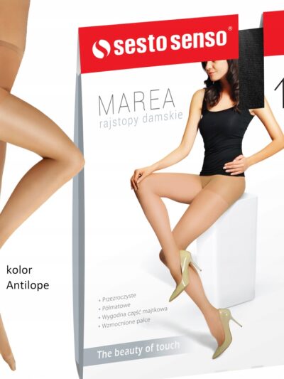 Rajstopy gładkie Sesto Senso Marea 15den ANTILOPE
