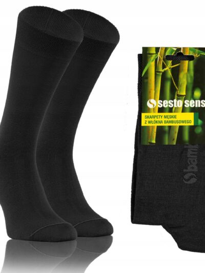 Skarpety garniturowe BAMBUSOWE Sesto Senso