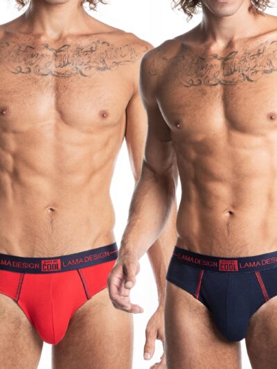 2x Slipy Męskie LAMA BAWEŁNIANE M-989 SD