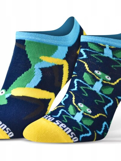 Kolorowe wesołe stopki NIE DO PARY modliszka