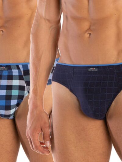 2x Slipy Męskie LAMA BAWEŁNIANE M-769 GP