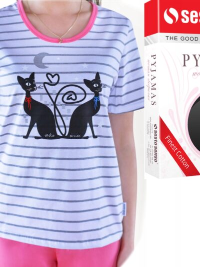 Piżama damska Polska firmy Sesto Senso