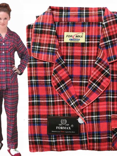 Piżama damska FORMAX flanelowa FLANELA