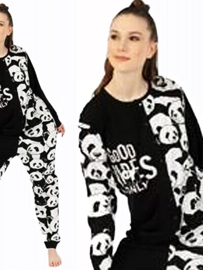 Piżama damska Vienetta pajac bawełniany