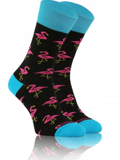 KOLOROWE SKARPETY W ŚMIESZNE WZORY sesto senso flam