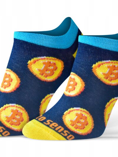 Kolorowe wesołe stopki NIE DO PARY bitcoin