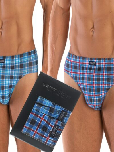 2x Slipy Męskie LAMA BAWEŁNIANE M-810 CL