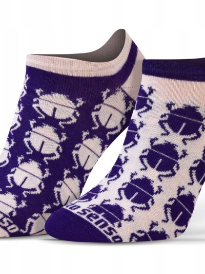 Kolorowe wesołe stopki NIE DO PARY żuki