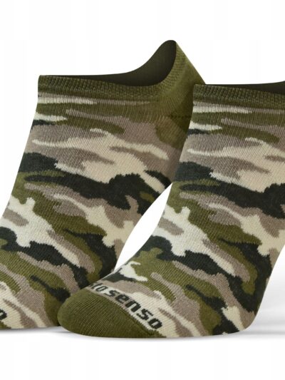 Kolorowe wesołe stopki NIE DO PARY moro